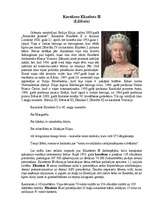 Research Papers 'Karaliene Elizabete II', 1.
