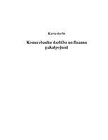 Research Papers 'Komercbanku darbība un finanšu pakalpojumi', 1.