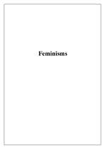 Essays 'Feminisms', 1.