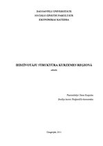 Research Papers 'Iedzīvotāju struktūra Kurzemes reģionā', 1.