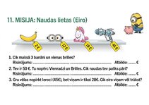 Presentations 'Matemātika ar Minioniem: slepenās misijas un uzdevumi 1.–2. klasei', 12.