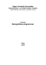 Research Papers 'Datorgrafikas programmas', 1.