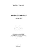 Research Papers 'Organizācijas vide', 1.