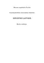 Research Papers 'Zinātne Latvijā', 1.