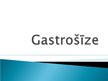 Presentations 'Gastrošīze', 1.