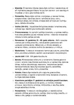 Summaries, Notes 'Mākslas periodu hronoloģija', 2.