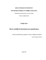 Research Papers 'Studiju darbs Akcīzes nodoklis kā instruments pret aptaukošanos', 1.