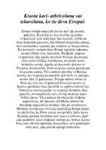 Essays 'Krusta kari, kur un kā tie sākās. Krusta kari Baltijā', 3.