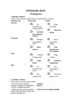 Samples '4. Pārbaudes darbs: Transports', 1.