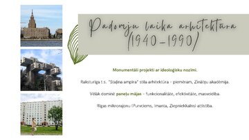 Presentations 'Rīgas arhitektūras stili', 8.
