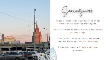 Presentations 'Rīgas arhitektūras stili', 10.