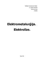 Research Papers 'Elektrometalurģija un elektrolīze', 1.