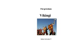 Summaries, Notes 'Pārspriedums par vikingiem', 1.