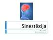 Presentations 'Sinestēzija - neiroloģisks fenomens', 1.