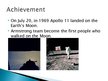 Presentations 'Achievement in History - Human on the Moon', 3.