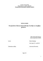 Research Papers 'Starpkultūru biznesa komunikācija: Latvijas un Anglijas piemērs', 1.
