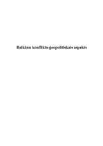 Research Papers 'Balkānu konflikta ģeopolitiskais aspekts', 18.