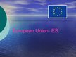 Presentations 'European Union', 1.
