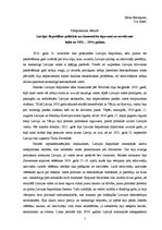 Essays 'LR politiskie un ekonomiskie ieguvumi un neveiksmes (1918.-1934.)', 1.