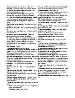 Summaries, Notes 'Basic Phrases in French', 2.