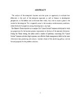 Term Papers 'Sia “Limed serviss” saimnieciskās darbības analīze un tās pilnveidošanās iespēja', 3.