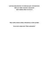 Research Papers 'Meža mašīnu tehnisko rādītāju salīdzināšana un slodžu aprēķini', 1.