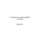 Term Papers '4 – 5 gadīgu bērnu vārdu krājuma bagātināšana āra nodarbībās', 1.