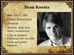 Presentations 'Dean Koontz "Chase"', 2.