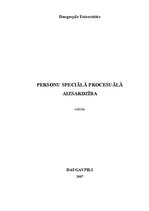 Research Papers 'Personu speciālā procesuālā aizsardzība', 1.