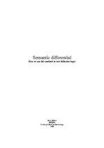 Research Papers 'Semantic Differential - How to Use this Method to Test Different Logos', 1.