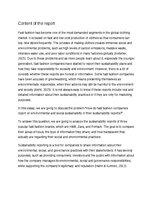 Samples 'Ātrā mode un ilgstspēja angļu valodā plānojums darbam', 1.