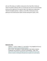 Samples 'Ātrā mode un ilgstspēja angļu valodā plānojums darbam', 3.