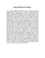Essays 'Māra Zālīte "Tobago"', 1.