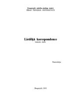 Samples 'Lietišķā korespondence', 1.