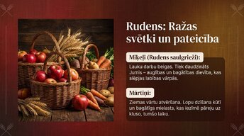 Presentations 'Latviešu gadskārtas un tradīcijas', 8.