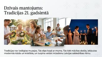 Presentations 'Latviešu gadskārtas un tradīcijas', 13.