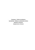 Practice Reports 'Prakses deju studijā', 1.
