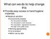Presentations 'Hand Hygiene', 13.