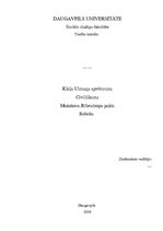 Research Papers 'Kārļa Ulmaņa apvērsums. Civillikums. Molotova-Ribentropa pakts', 1.