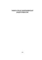 Summaries, Notes 'Portugāles ekonomiskais raksturojums', 1.