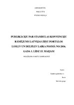 Research Papers 'Publikāciju par Stambulas konvenciju rāmējums Latvijas ziņu portālos lsm.lv un d', 1.