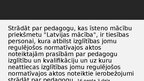 Presentations 'Pedagogu pienākumi, atbildība, tiesības likumos un saistošajos noteikumos', 8.
