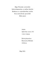 Research Papers 'Meža nozare', 1.