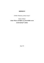 Research Papers 'Teksta "Fuko, sievišķība un patriarhālās varas modernizācija" analīze', 1.