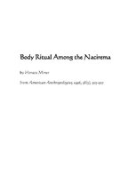 Research Papers 'Satīra, kas atmasko amerikāņu kultūru H. Mainera esejā “Naciremas ķermeņa rituāl', 17.