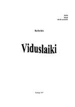 Research Papers 'Viduslaiki', 1.