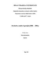 Research Papers 'Bezdarba analīze Igaunijā (2000.– 2006.)', 1.