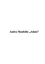 Essays 'Andra Menfelde "Adata"', 1.