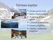 Presentations 'Tūrisma ietekme tūrisma rajonā. Alpi', 3.