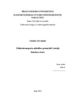 Term Papers 'Elektrotransporta attīstības potenciāls Latvijā', 1.